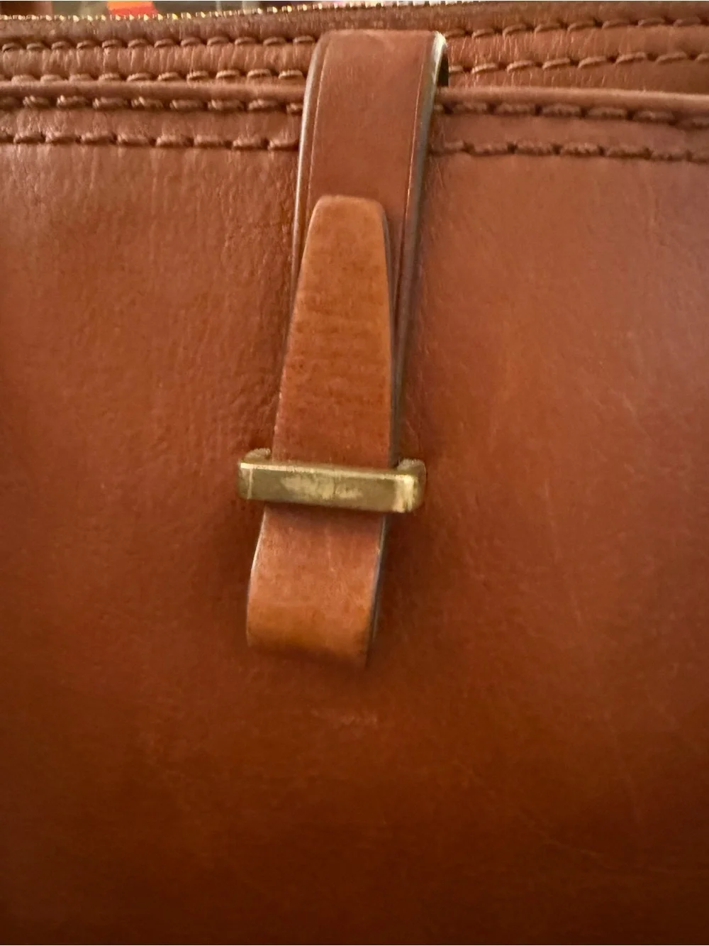Vintage Fossil Ryder Leather Satchel Crossbody